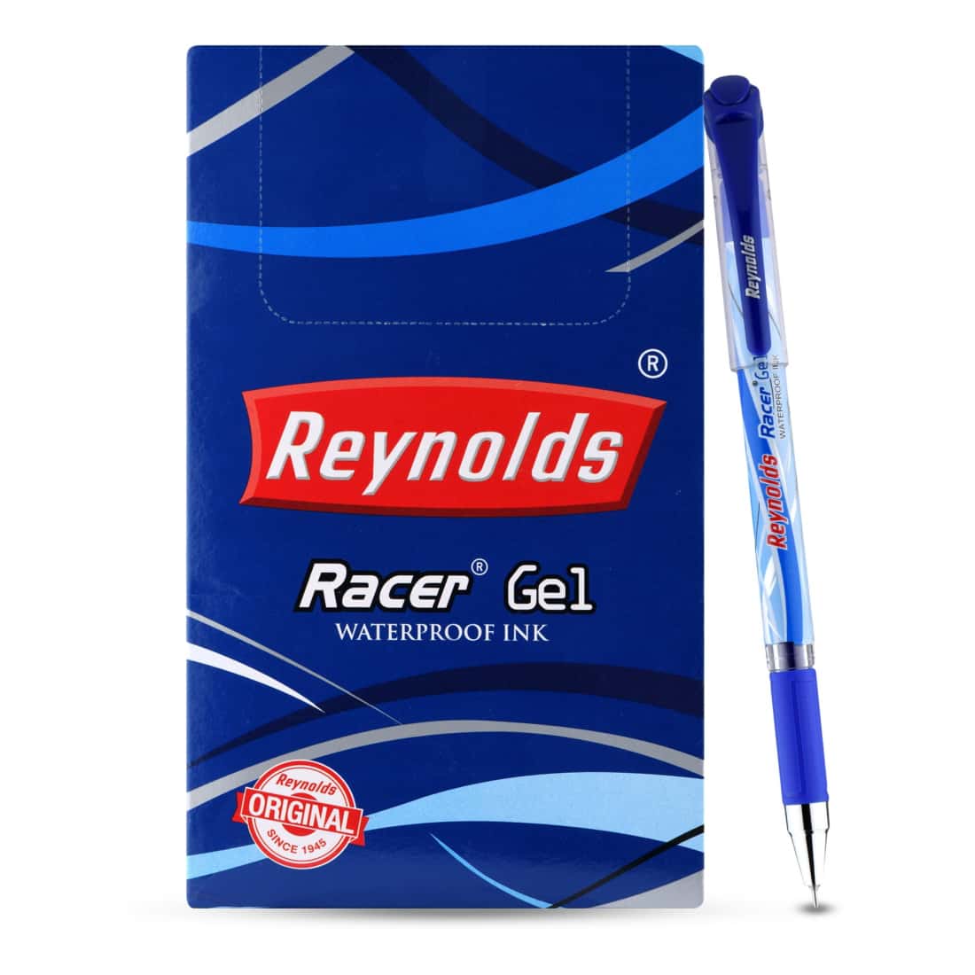 Reynolds Racer Gel Pen Blue Pack of 20 in bulk from India — Ant Mascot