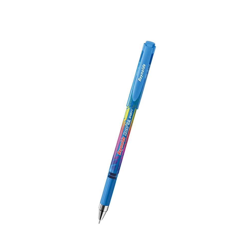 Reynolds Racer Gel Sporty Pen Blue in bulk from India — Ant Mascot