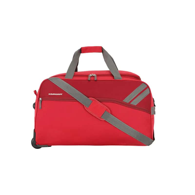 Kamiliant Raptor Wheeled Duffle Bag � Red (53 cm) in bulk from India — Ant Mascot