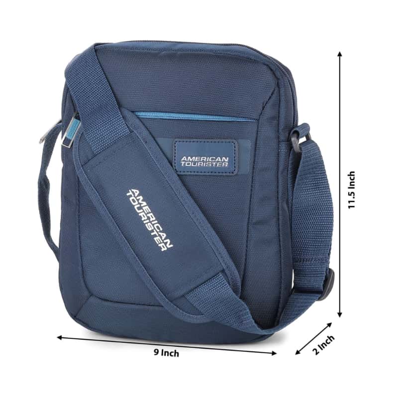 American Tourister Ripley Sling Bag � Navy in bulk from India — Ant Mascot