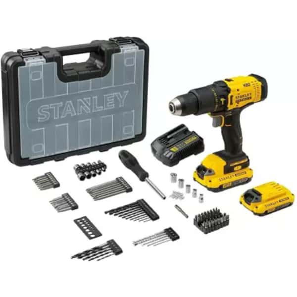 Stanley BR Hammer Drill Kit with 100 pcs - 20V Cordless in bulk from India — Ant Mascot