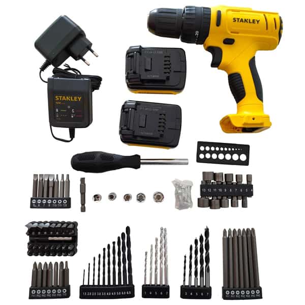 Stanley 12V Hammer drill with 100 pcs acc in bulk from India — Ant Mascot