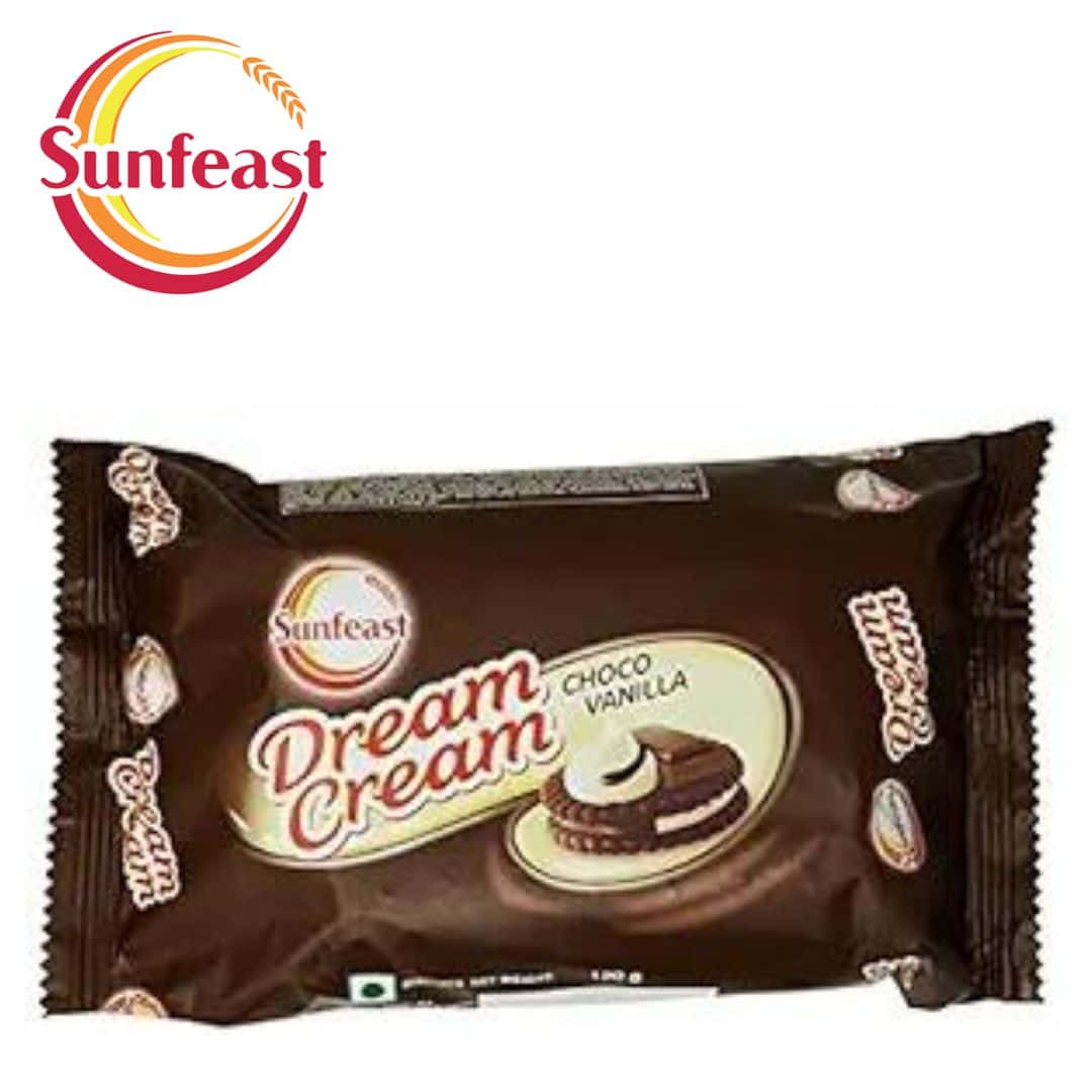 Sunfeast DREAM CREAM CHOCOLATE VANILLA 120G in bulk from India — Ant Mascot