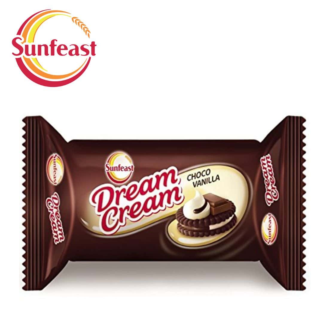 Sunfeast DREAM CREAM CHOCOLATE VANILLA 60G in bulk from India — Ant Mascot