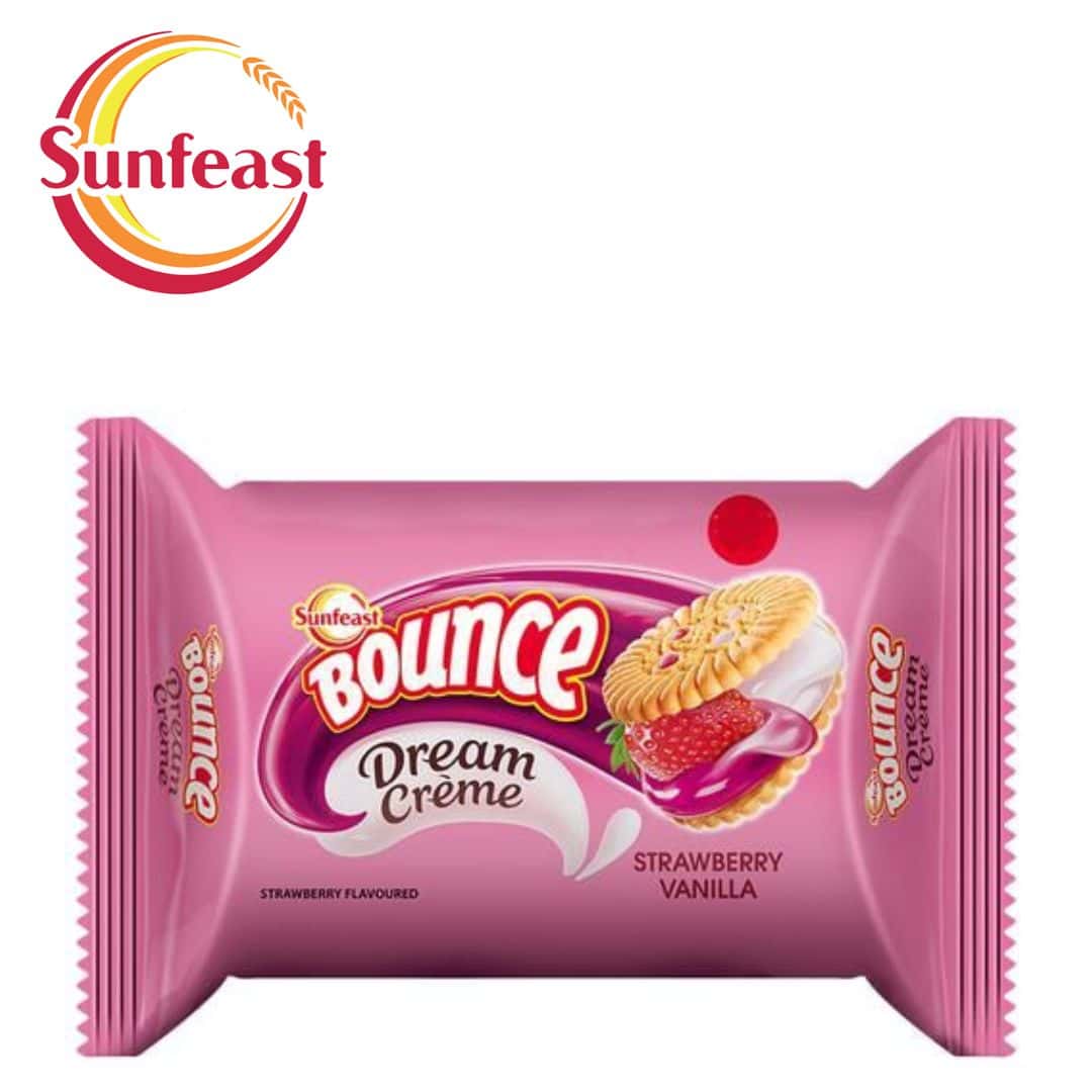 Sunfeast DREAMCREAM STRAWBERRY VANILLA 120G in bulk from India — Ant Mascot