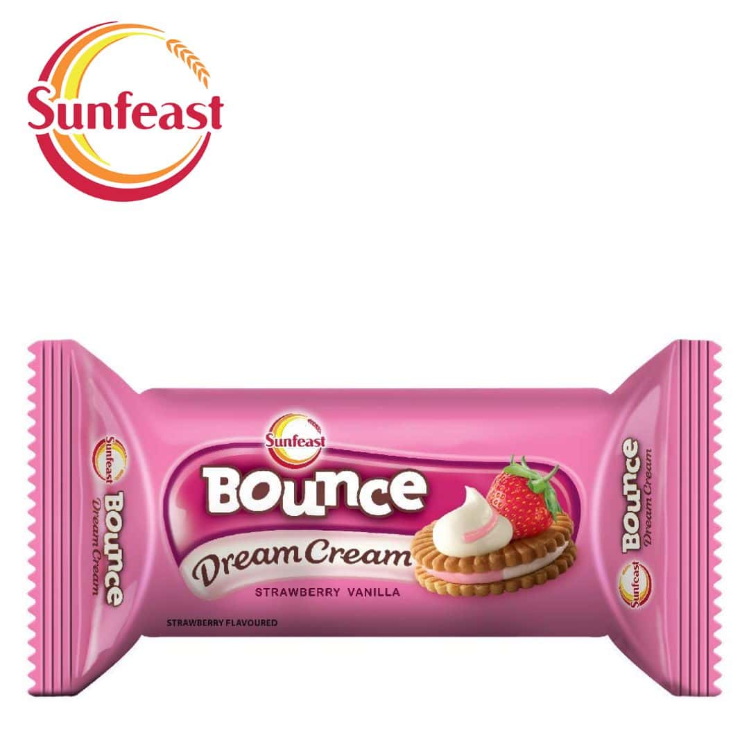 Sunfeast DREAMCREAM STRAWBERRY VANILLA 60G in bulk from India — Ant Mascot