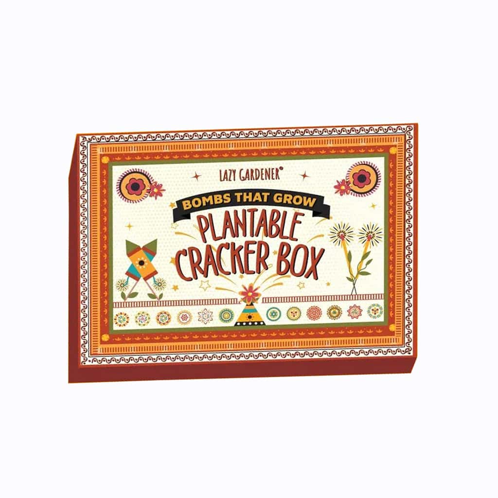 lazy gardener Plantable Shape Crackers Gif Box 5 in bulk from India — Ant Mascot