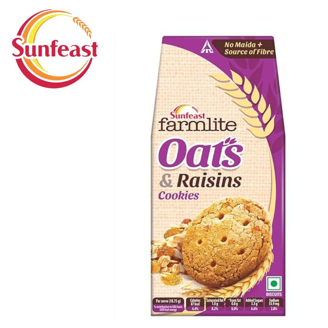 Sunfeast FARMLITE OATS AND RAISINS 150G in bulk from India — Ant Mascot