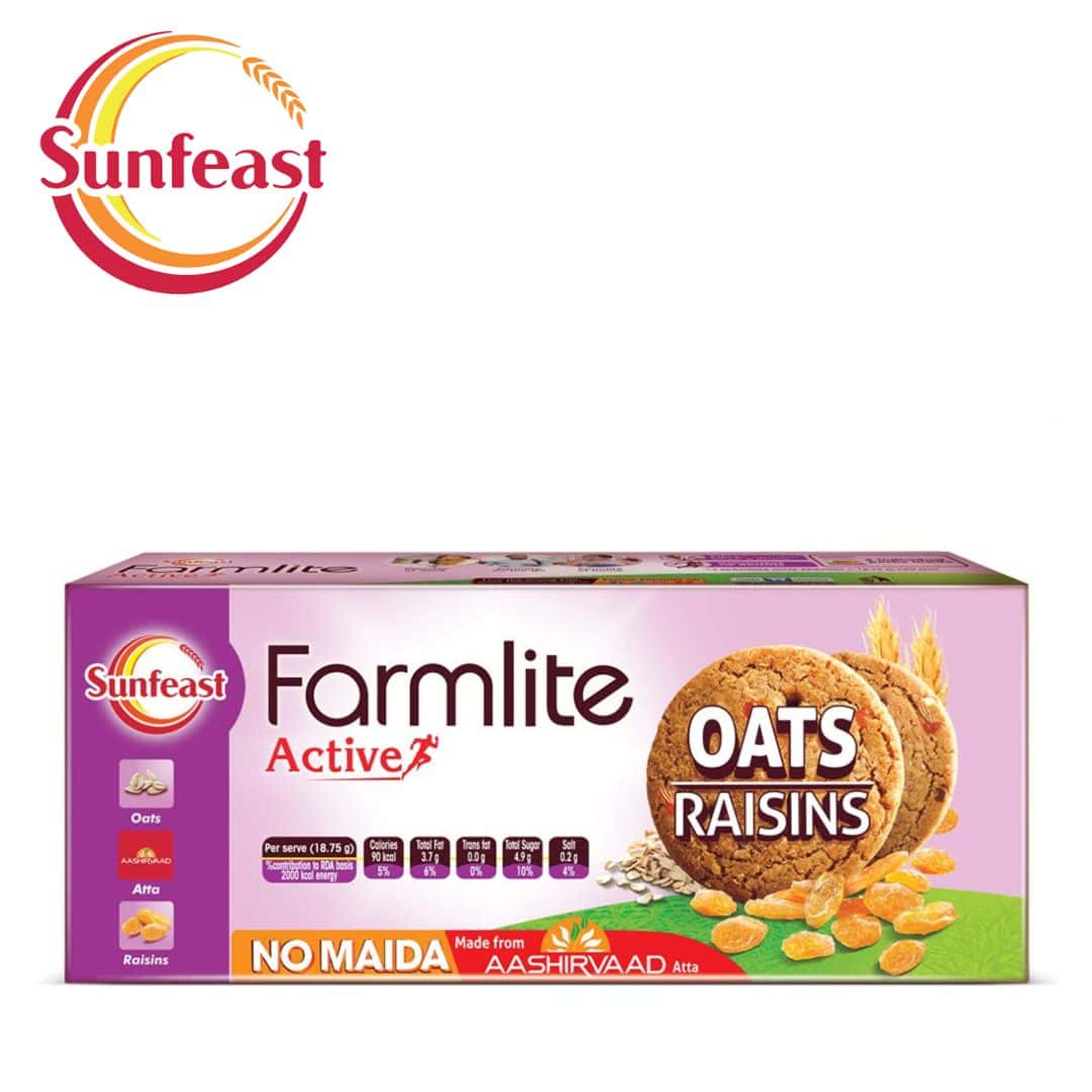 Sunfeast FARMLITE OATS & RAISINS 75G in bulk from India — Ant Mascot