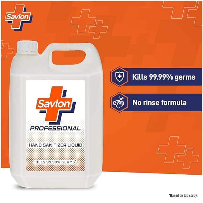 Savlon Hand Sanitizier Liquid 5L in bulk from India — Ant Mascot