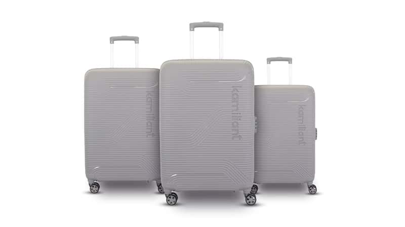 Kamiliant Nexus DW 3-Piece Luggage Set � Light Grey (55/67/77 cm) in bulk from India — Ant Mascot