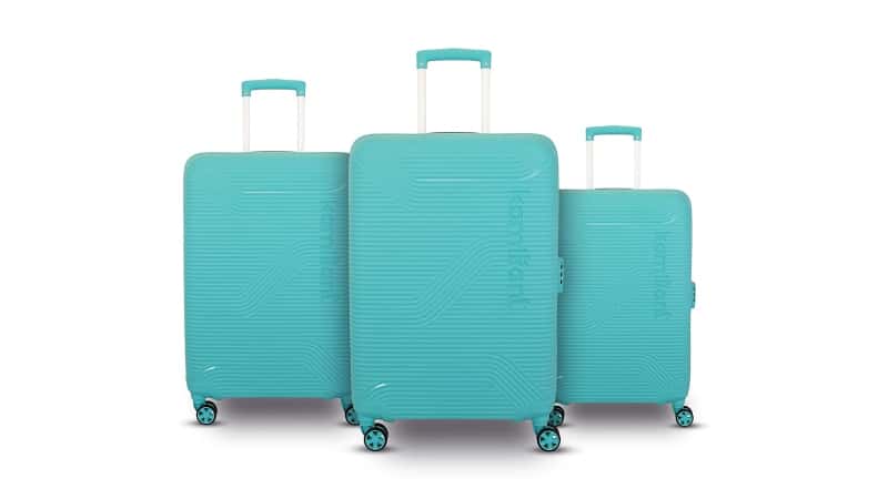 Kamiliant Nexus DW 3-Piece Luggage Set � Aqua Blue (55/67/77 cm) in bulk from India — Ant Mascot