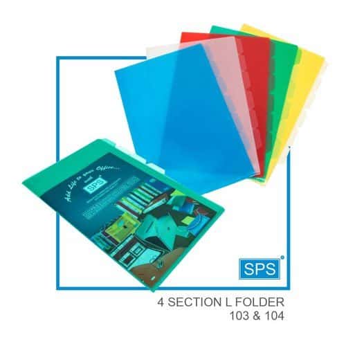 SPS Multiple Folder 4 Sections in bulk from India — Ant Mascot