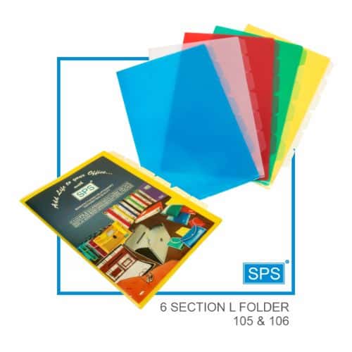 SPS Multiple Folder 6 Sections in bulk from India — Ant Mascot