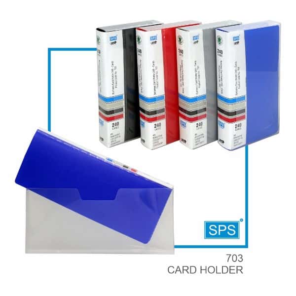 SPS Visiting Card Holder 240 With Case (3 up) in bulk from India — Ant Mascot