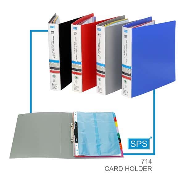 SPS Visiting Card Holder 576 (8 up) With Index in bulk from India — Ant Mascot