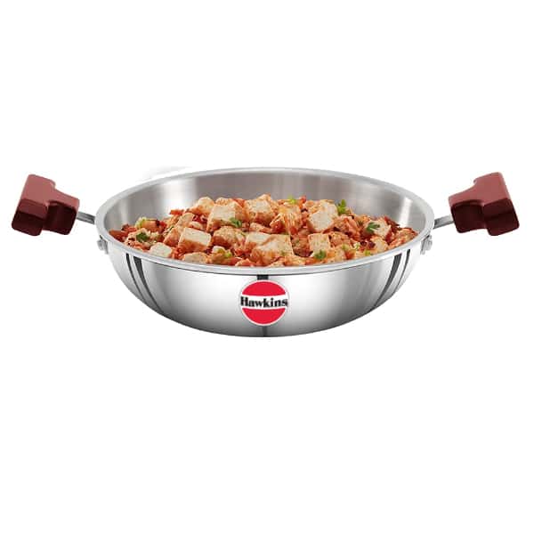 Hawkins 1.5L Triply Stainless Steel Induction Kadai in bulk from India — Ant Mascot