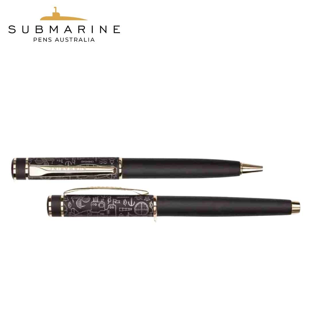 Submarine 2068 Orion Black Ball & Roller Set | Sleek Look in bulk from India — Ant Mascot