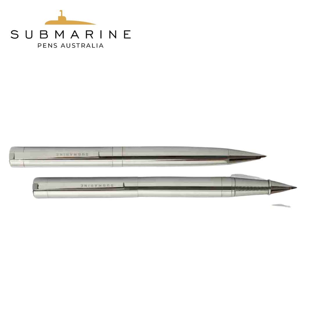 Submarine 986 Chrome Rhodium Ball & Roller Set | Durable Style in bulk from India — Ant Mascot
