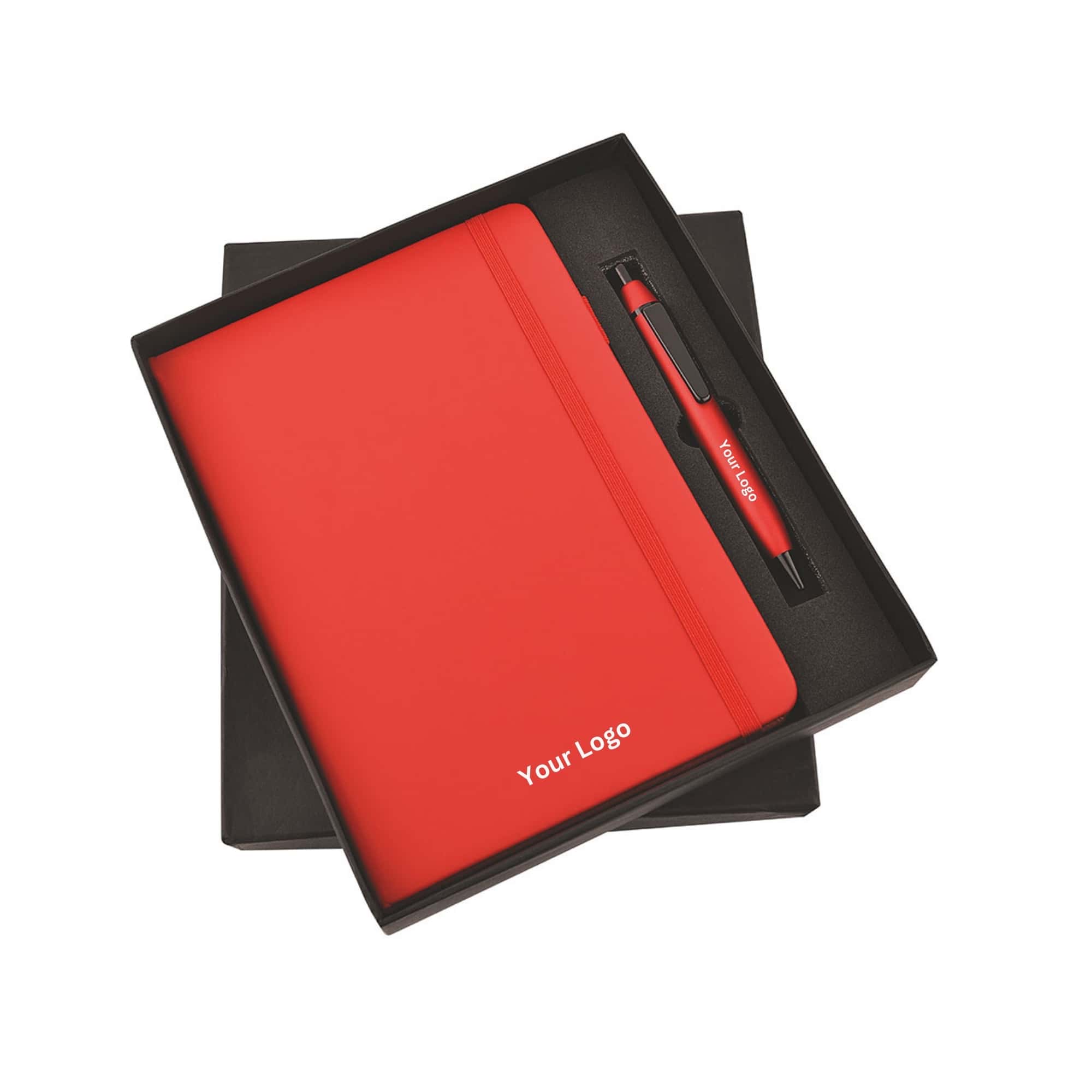 Red Elastic Pen & Diary Set in bulk from India — Ant Mascot