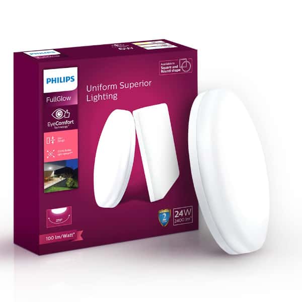 Philips 24W Round Surface Light Full Glow White in bulk from India — Ant Mascot