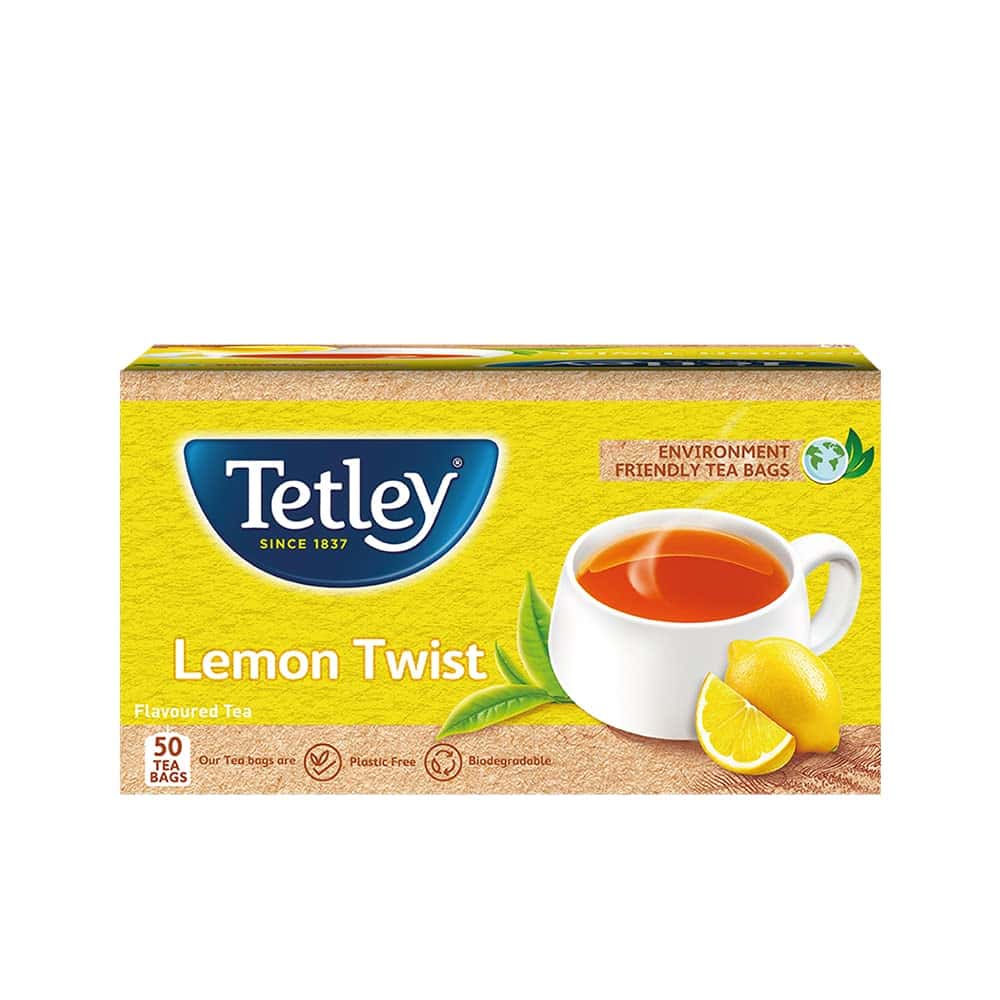 Tetley Flavour Tea 50's Bags Lemon in bulk from India — Ant Mascot