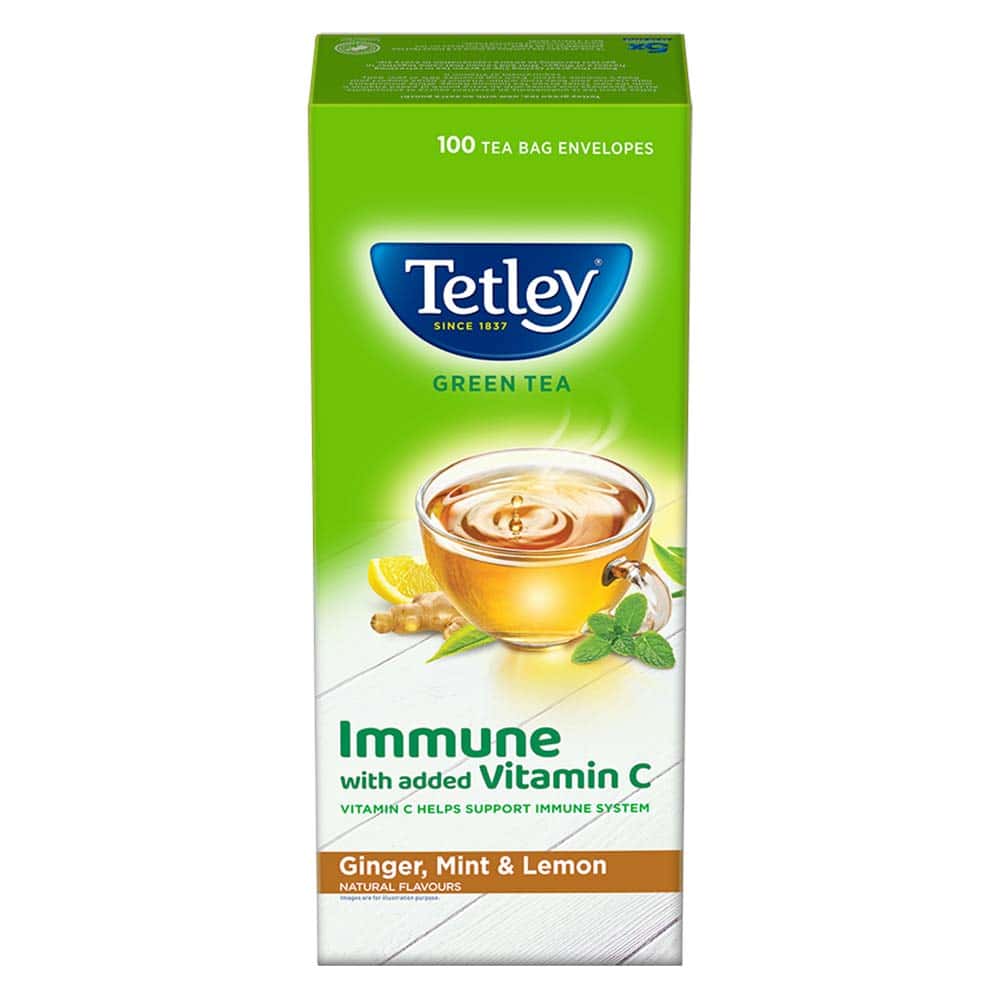 Tetley Ginger Mint Lemon Tea 100's Bag in bulk from India — Ant Mascot