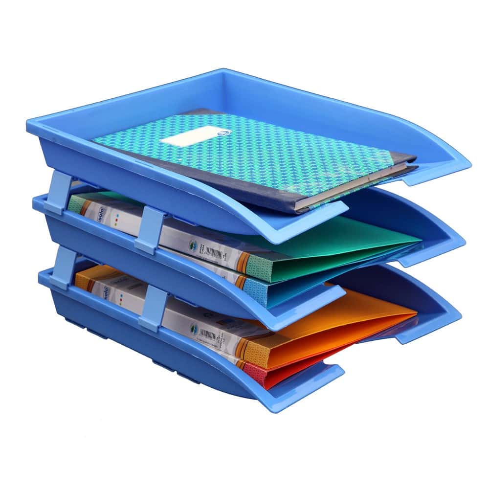 Solo Desk Organizer Paper & File Three-Tier Tray in bulk from India — Ant Mascot