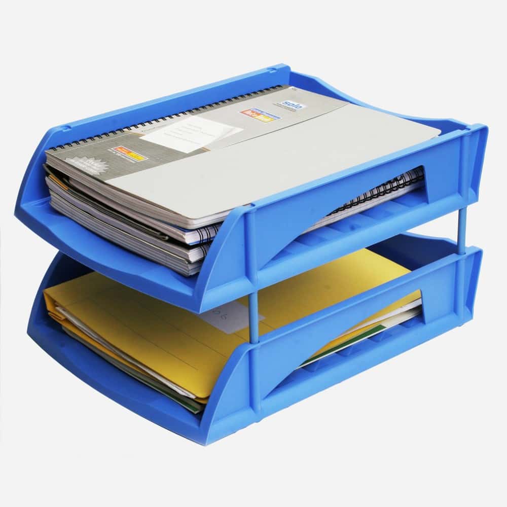 Solo Desk Organizer Paper & File Two-Tier Heavy Tray in bulk from India — Ant Mascot