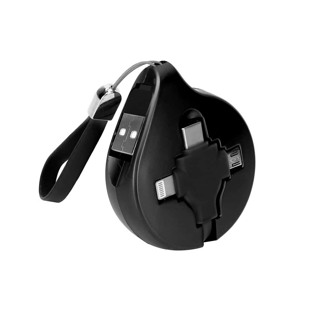 Urban Gear Yoyo Drops 3-in-1 Charging Retracting Data Cable in bulk from India — Ant Mascot