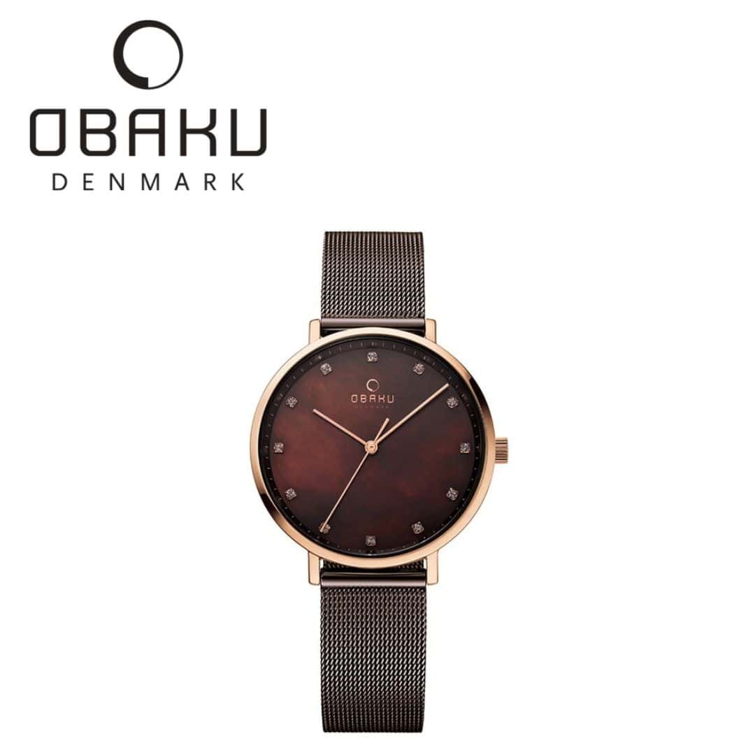 Obaku Vest Walnut Women Watch - V186LXVNMN in bulk from India — Ant Mascot