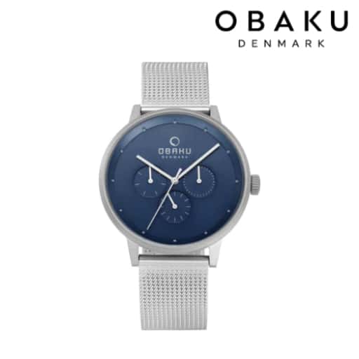 Obaku Venlig Cyan Men Watch - V208GMCLMC in bulk from India — Ant Mascot