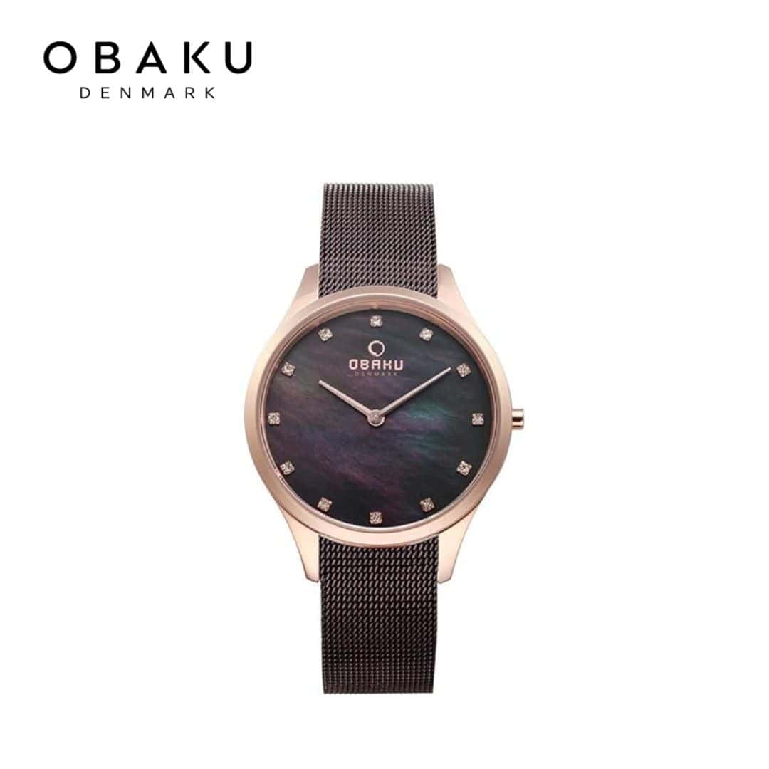 Obaku Fin Walnut Women Watch - V217LXVNMN in bulk from India — Ant Mascot