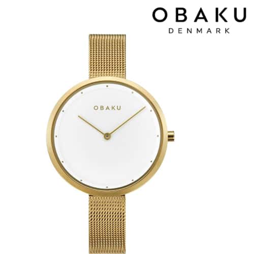 Obaku Dok Gold Women Watch - V227LXGIMG in bulk from India — Ant Mascot