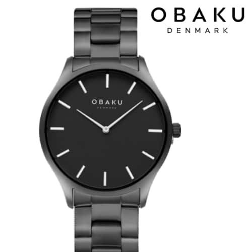Obaku Tang Dark Men Watch - V260GXBBSB in bulk from India — Ant Mascot