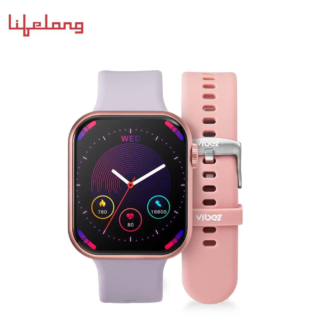 Vibez by Lifelong Hype Women Smartwatch with Bluetooth Calling in bulk from India — Ant Mascot