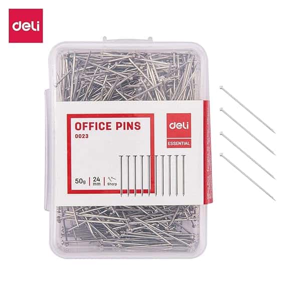 Deli Office Pins 24mm 50g in bulk from India — Ant Mascot