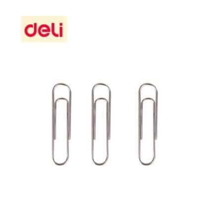 Deli Nickel Plated Surface Paper Clip 29mm(100 No) in bulk from India — Ant Mascot