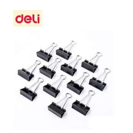 Deli Binder Clip 41mm(12Pc) in bulk from India — Ant Mascot