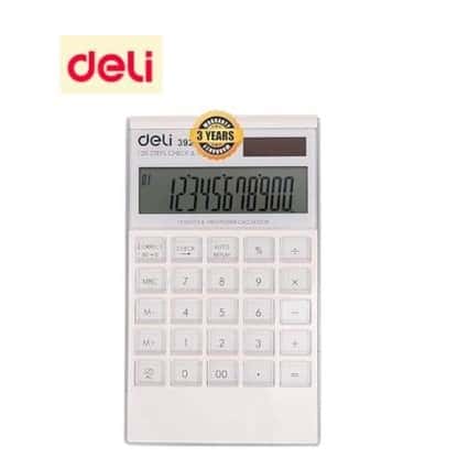 Deli Desktop Calculator White in bulk from India — Ant Mascot