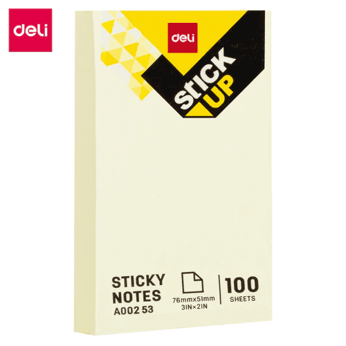 Deli Sticky Notes 100 Sheets 2''X3'' in bulk from India — Ant Mascot