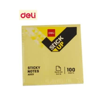 Deli Sticky Notes 100 Sheets 3''X3'' in bulk from India — Ant Mascot