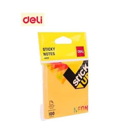Deli Neon Sticky Notes 100 Sheets 3''X3'' in bulk from India — Ant Mascot