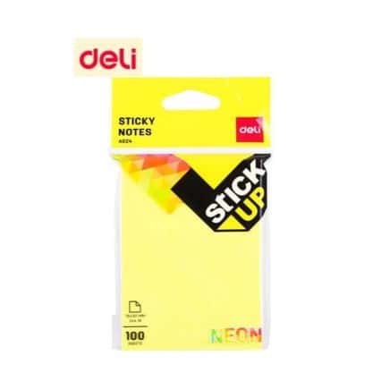 Deli Neon Sticky Notes 100 Sheets 3''X4'' in bulk from India — Ant Mascot
