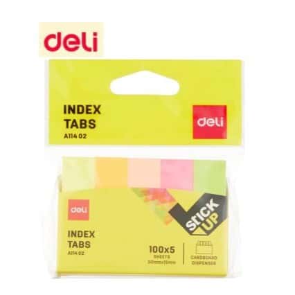 Deli Index Tabs Post It Flags (1.7''X0.5'') in bulk from India — Ant Mascot