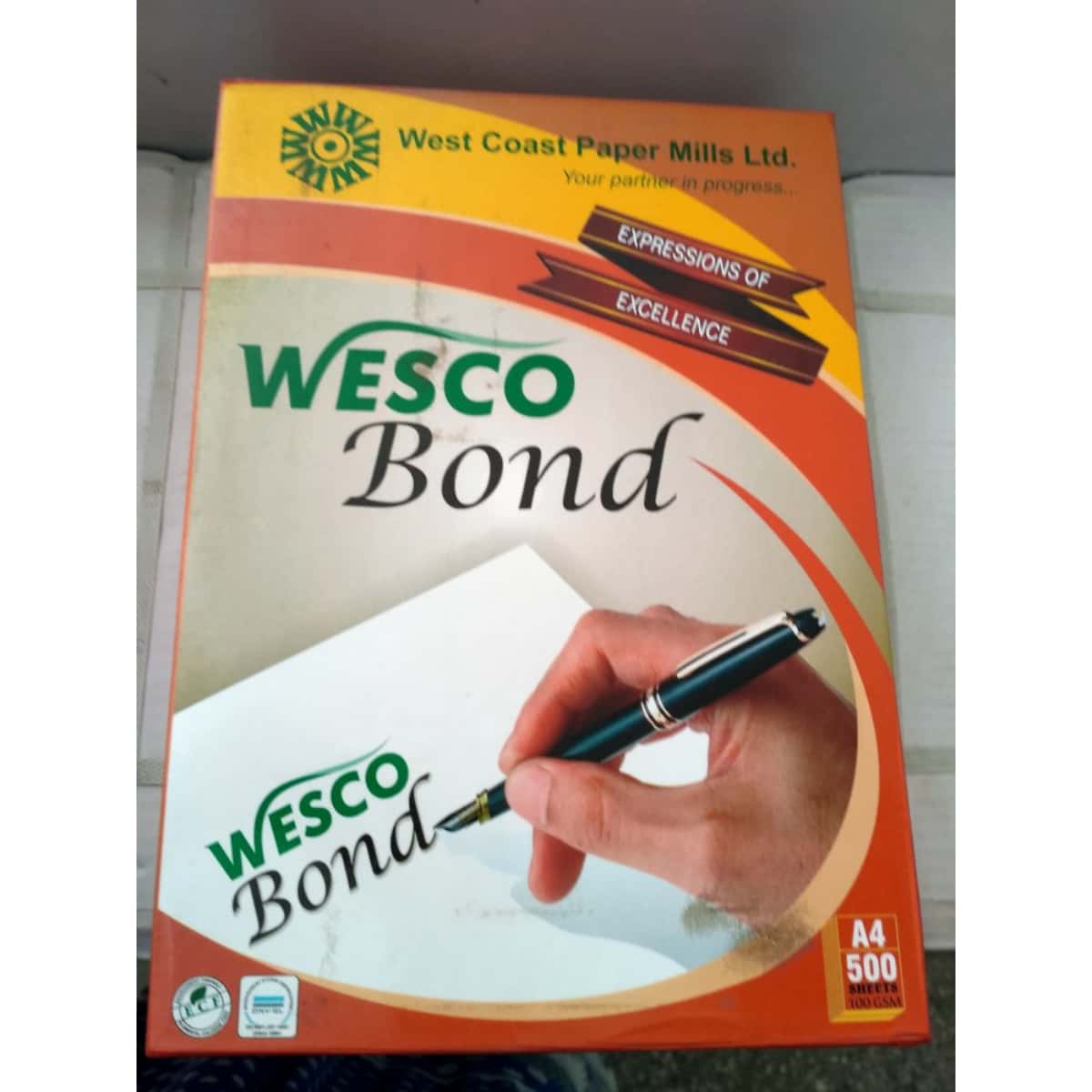 West Coast Wesco Bond A4 100 Gsm in bulk from India — Ant Mascot