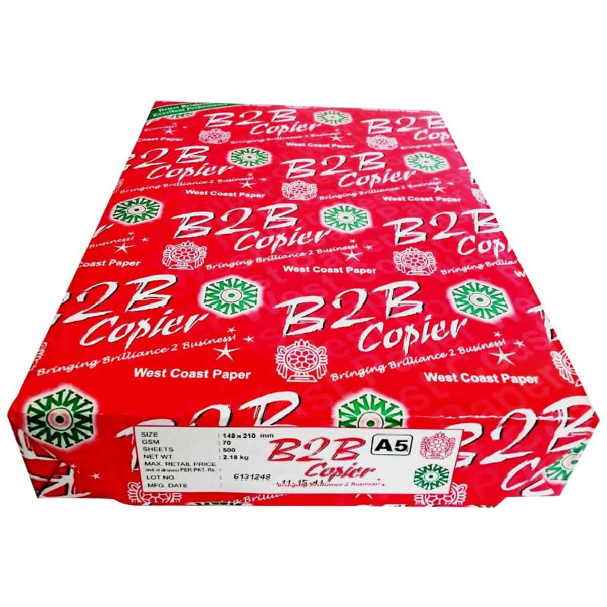 West Coast B2B A5 70 Gsm in bulk from India — Ant Mascot