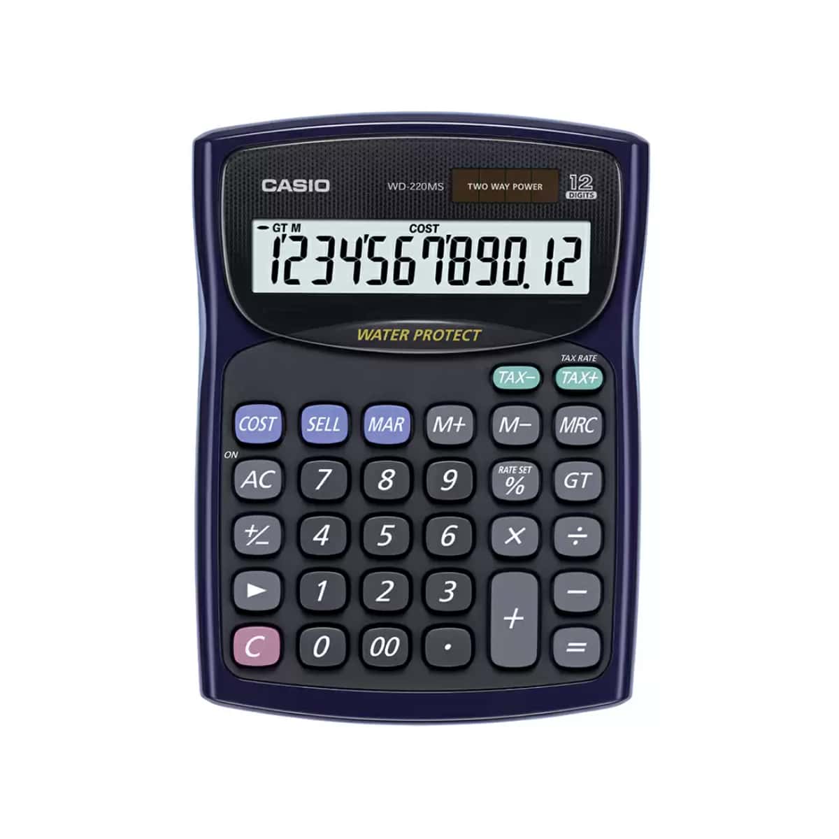 Casio WD-220MS Water Protected and Dust Proof Standard Calculator in bulk from India — Ant Mascot