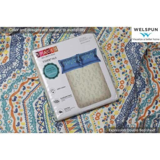 Welspun Wel004 Expression Double Bedsheet in bulk from India — Ant Mascot