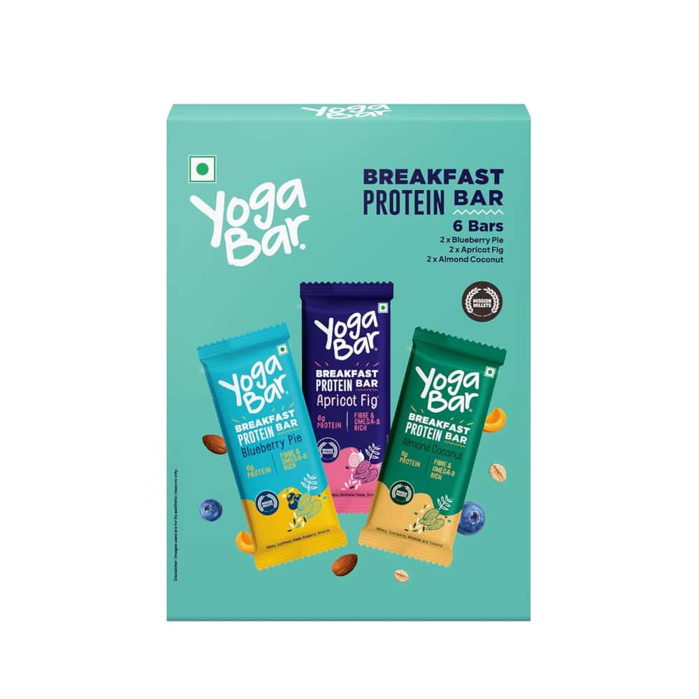 Yoga Bar Breakfast Bar Variety Pack (6 bars) in bulk from India — Ant Mascot